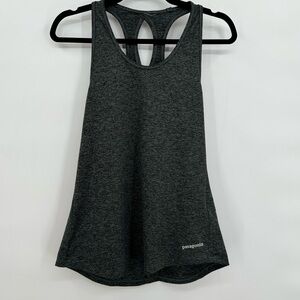 Patagonia‎ Recycled Performance Tank Size M Black/Gray  EUC